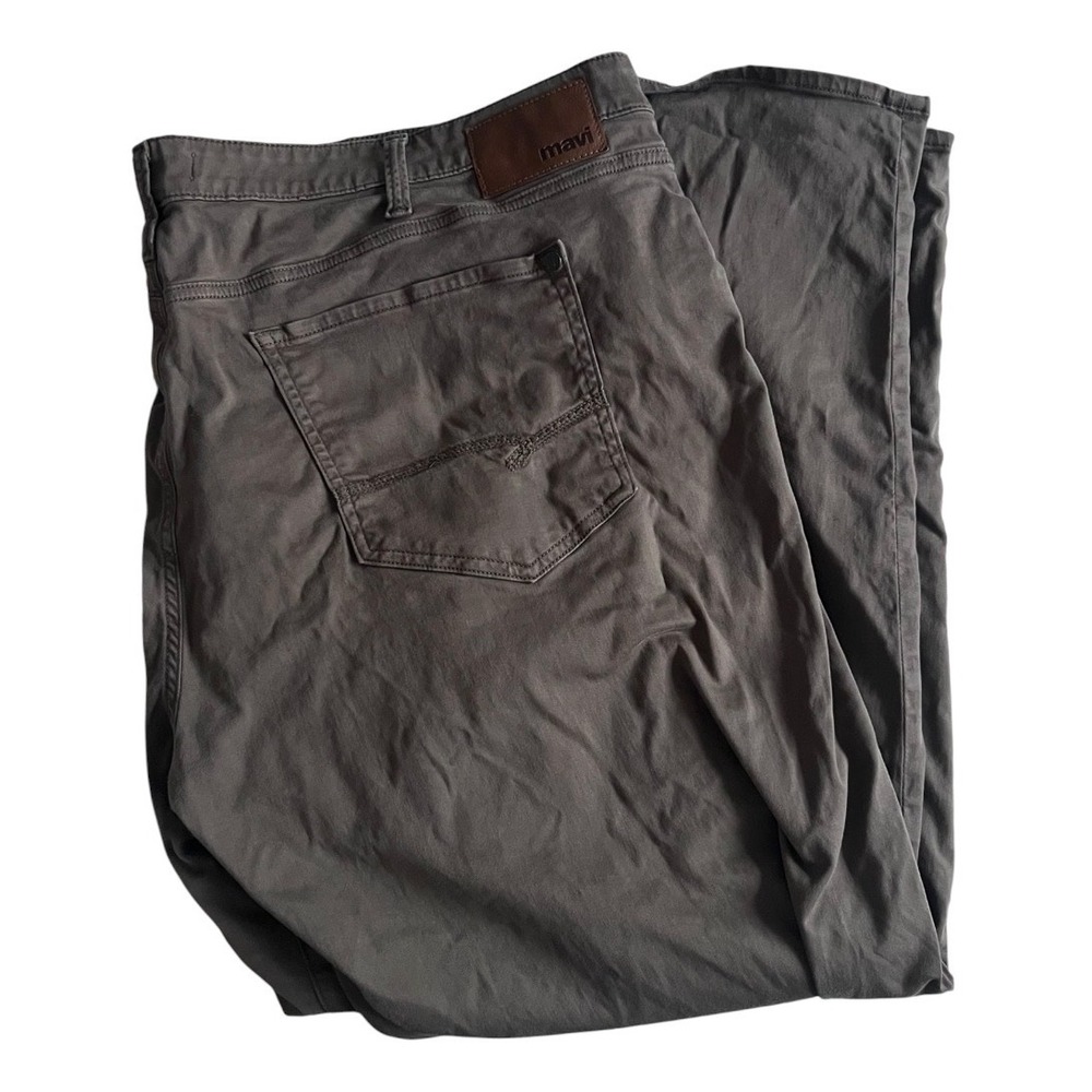 Mavi Jeans Matt Relaxed Straight Leg Pants Mens 48x31 Olive Taupe 337